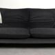 Cassina Maralunga 2.5-seater bicolour black/grey sofa