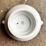 Pillivuyt white porcelain eared salad bowl