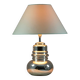 Vintage eglomisé glass lamp, 1970