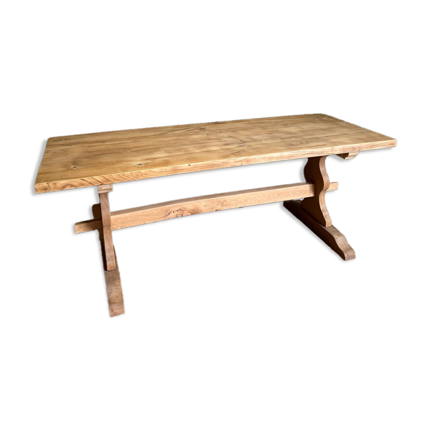 Monastery table, solid wood, country - farmhouse table