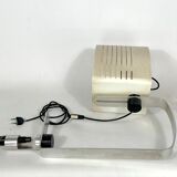 Vintage Italian aluminum and lacquer desk lamp from 60s