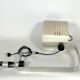 Vintage Italian aluminum and lacquer desk lamp from 60s