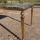 Table basse en marbre vert et bronze doré néoclassique