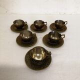 Tasses à café / thé en laiton