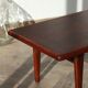 Table basse palissandre et teck massif
