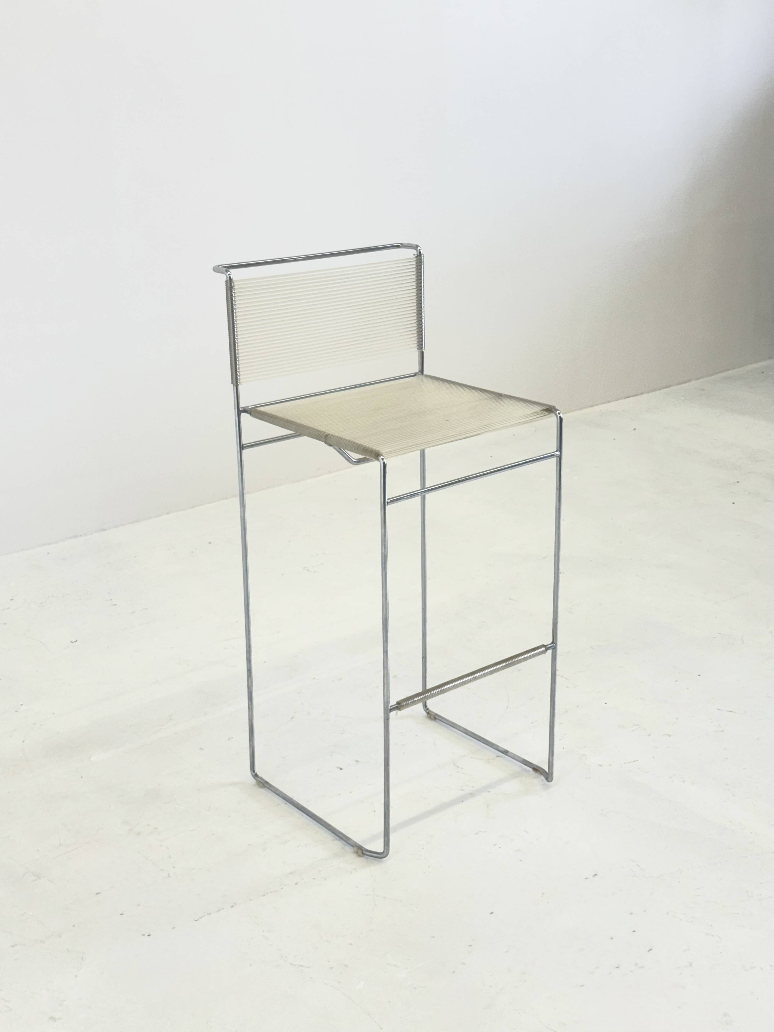Italian design Flyline bar stool by Giandomenico Belotti
