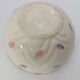 Vintage Fluted Ceramic Cache-Pot – Pastel Feather & Collar Decor