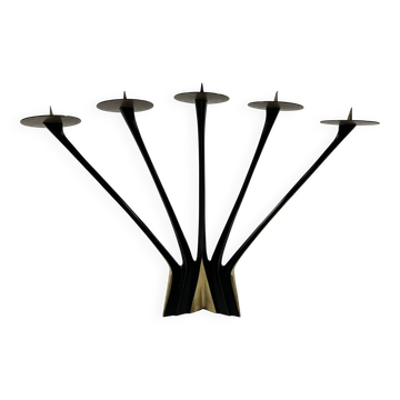 Large bronze candle holder by Klaus Ullrich 1950's
