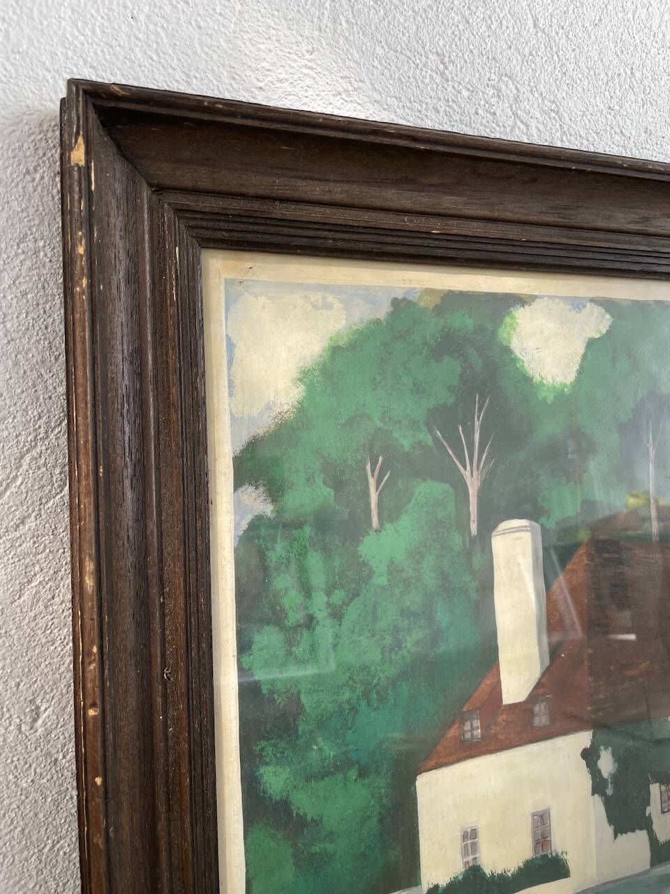 Framed oil “mill” 1981