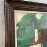 Framed oil “mill” 1981