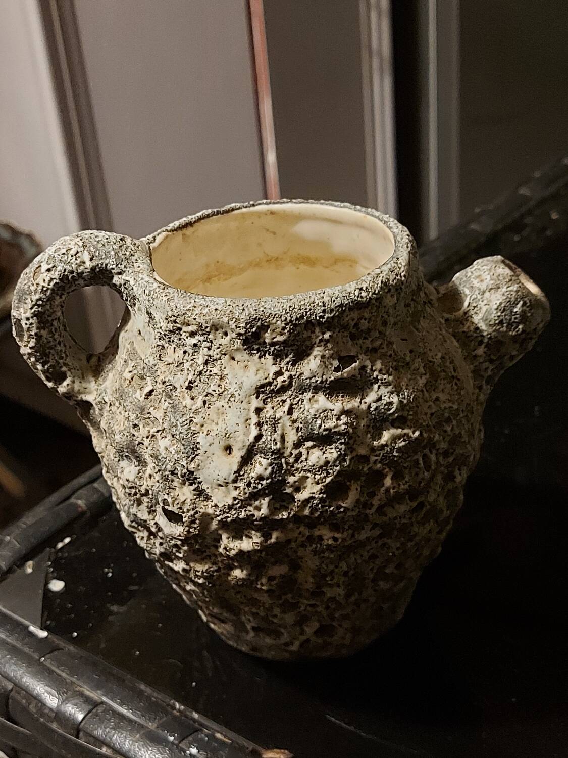 Vase chevrette fat lava des années 70