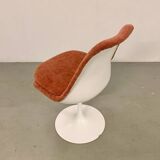 Eero Saarinen Side Chair upholstered 80s by Knoll
