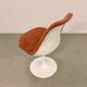 Eero Saarinen Side Chair upholstered 80s by Knoll