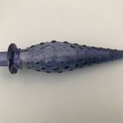 Carafe empoli violet mauve petits bulles hobnail