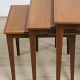 Scandinavian nesting tables "Kvalitet Form Funktion" in teak, 1960