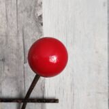 Vintage ball coat rack / colorful hook