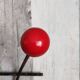 Vintage ball coat rack / colorful hook