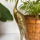 Oiseau en laiton vintage