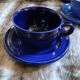 6 antique Émile Henry cups