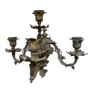 Applique murale ancienne - bronze bras