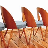 Set of five chairs, design. A. Suman, Tatra Nabytok, Czechoslovakia, 60s