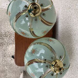 Paire lampe Tiffany tactiles