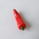 Lot de 6 porte-couteaux piments rouges en céramique