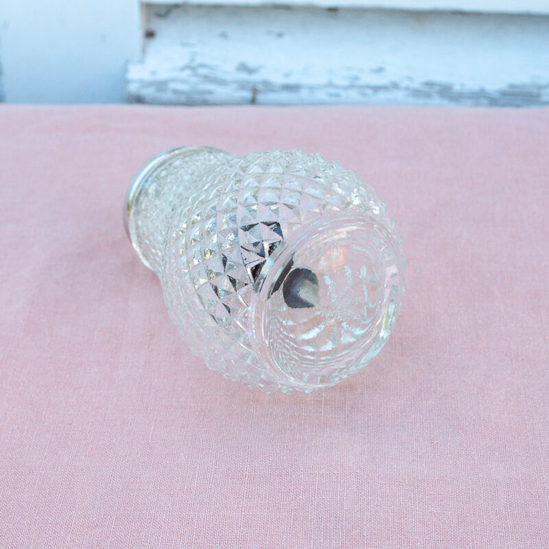 Glass table sugar bowl