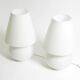 Two large original 1980s Leucos Paralume table lamps, made in Italy | heigh