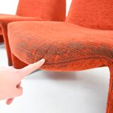 Pair of Alky Armchairs by Giancarlo Piretti for Anonima Castelli, 1970s