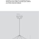 Suspension céramique blanche design géométrique - original btc