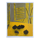 Original lithograph by Pierre Boncompain, Earthly Nourishments I, 1990