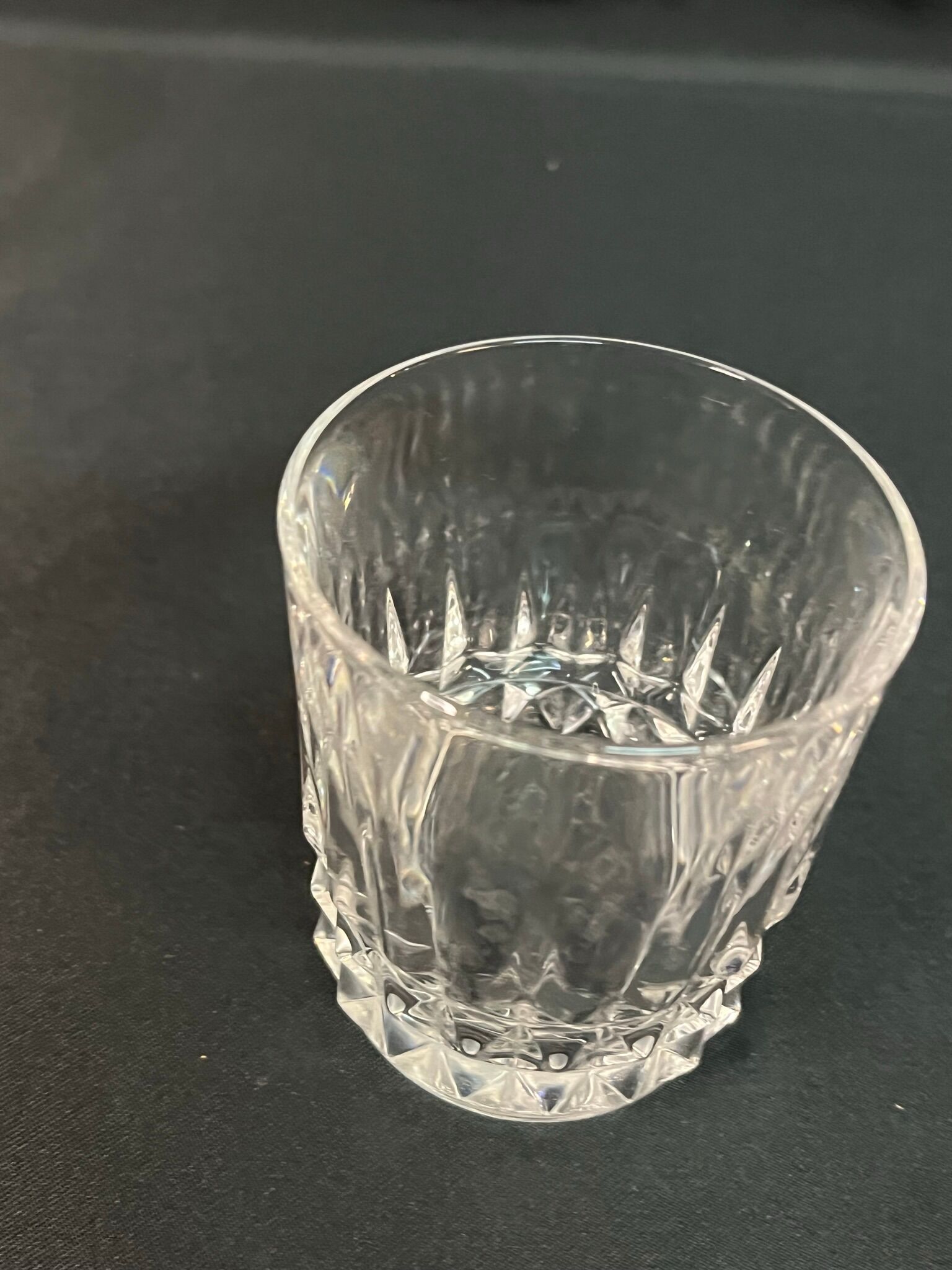 Six crystal glasses of Arques model Villandry XXth