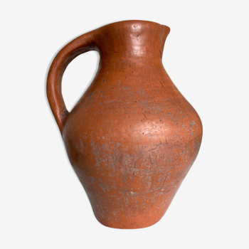 Vase pitcher XL in potter's terracotta 1960