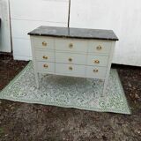 Gray chest of drawers