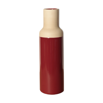 Vase brut milk burgundy