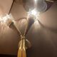Pair of Lunel brass wall lamps