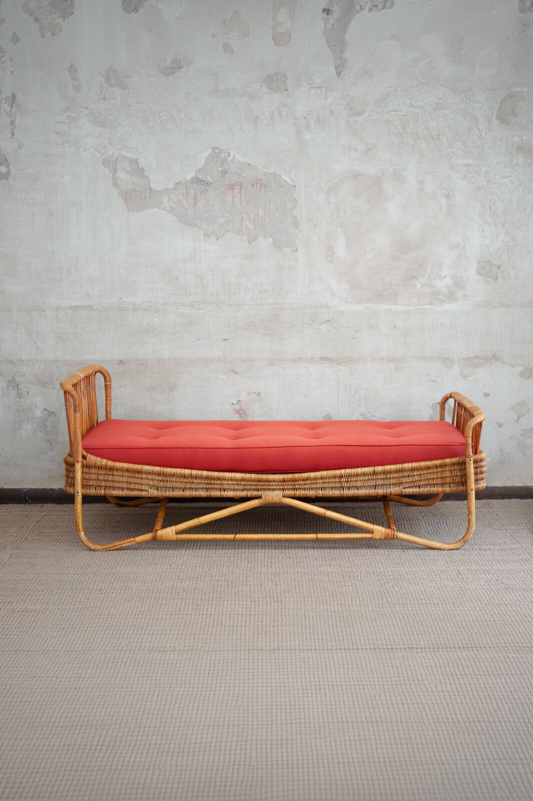Bamboo daybed, 1960s, set of 2