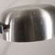 Vintage arc floor lamp with a chrome metal balance, 1970.