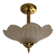 Glass and brass suspension