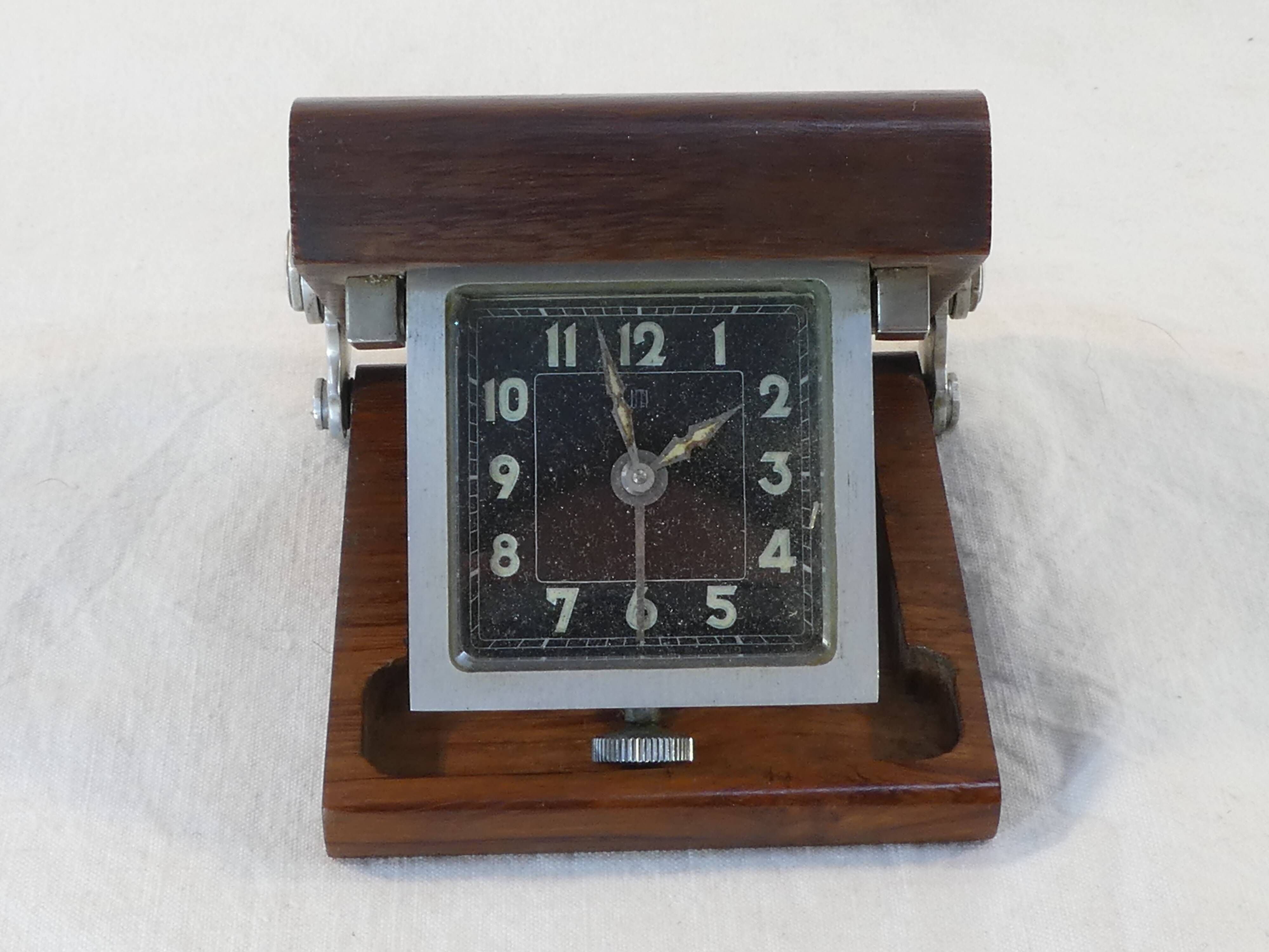 Travel awakening uti france art deco rosewood case