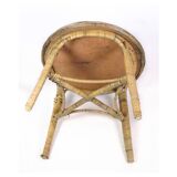 Bamboo Side Table from around 1970s