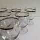 Set de 6 verres à vin cristal