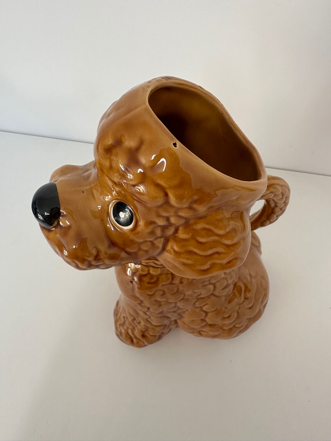 Vintage ceramic zoomorphic jug
