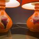 Pair of 1970s ceramic table lights by Bjorn Wiinblad for Rosenthal