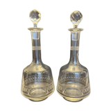 Pair of antique decanters