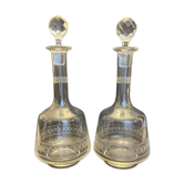 Pair of antique decanters