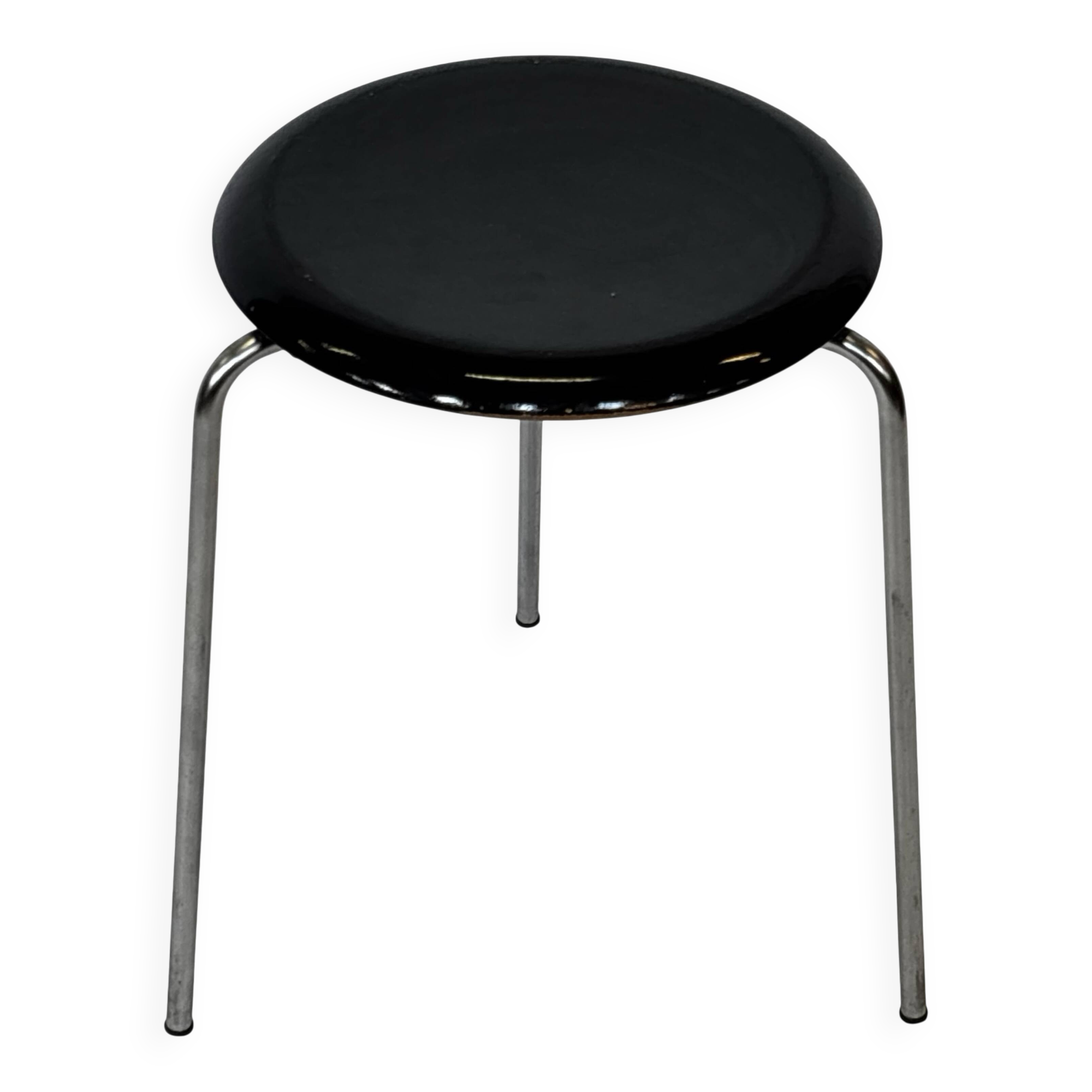 Vintage Fritz Hansen Dot Stool Arne Jacobsen Danish Design