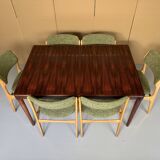 Extendable Dining Table by H.W. Klein for Bramin