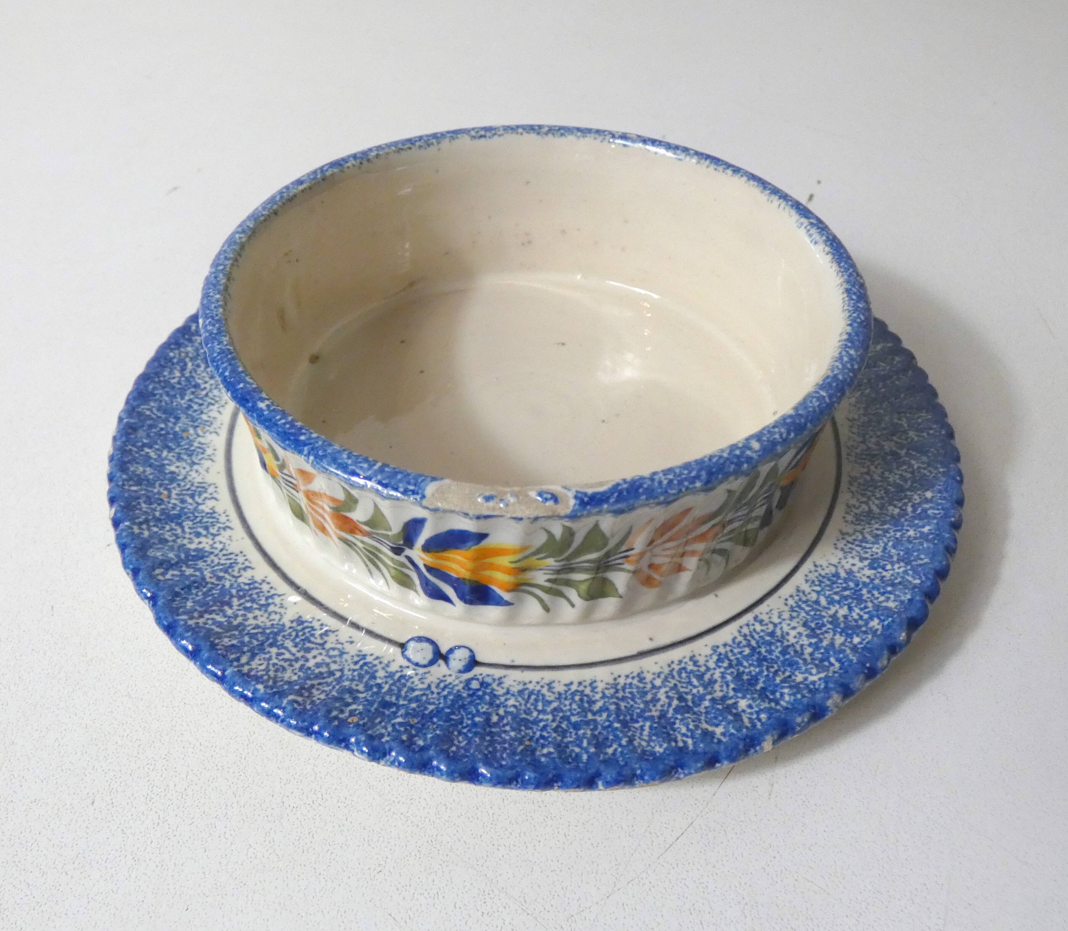 Henriot Quimper Butter Dish